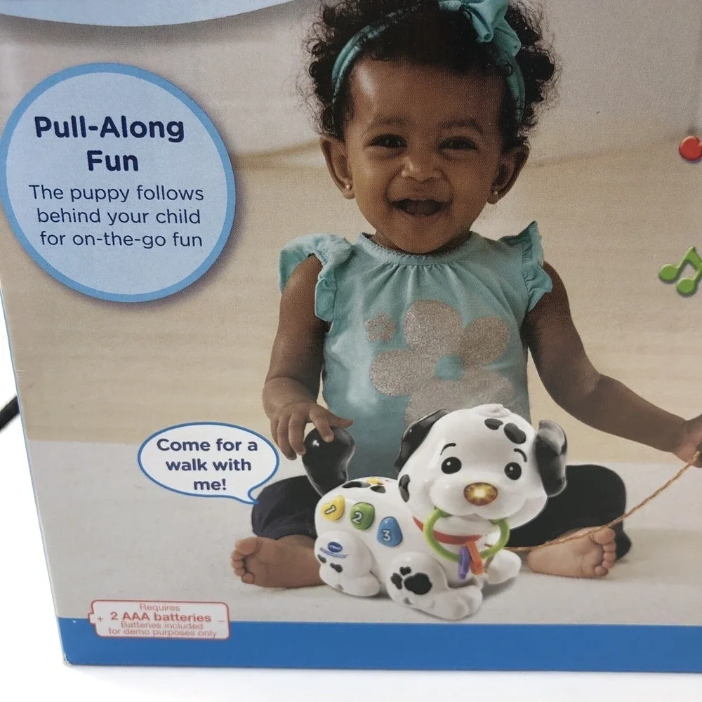 VTech Pull & Sing Puppy Interactive Learning Walking Toy Dalmatian 6-36 Months